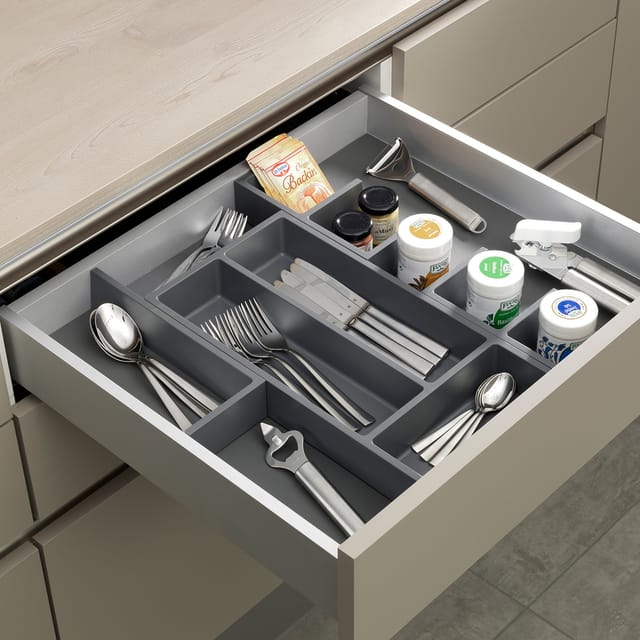 SOTECH Essensa Connect Basisset 1 Organisationssystem 50 mm Höhe Anthrazit