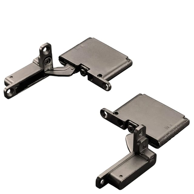 SALICE AIR Scharnier Titanium 105 Grad Set mit Push Open für Schwere Holztüren Bis 25 Kg