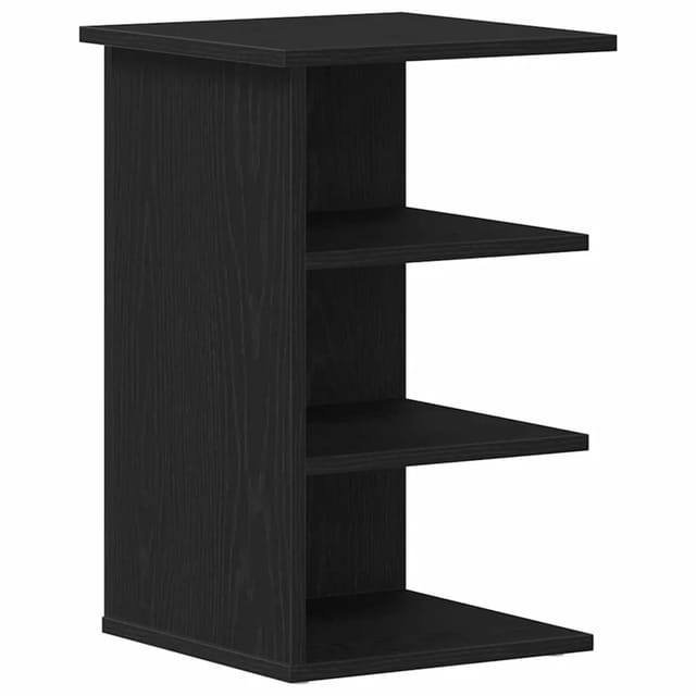 vidaXL Beistellschrank Schwarz 35 x 35 x 55 cm Holzwerkstoff 862602