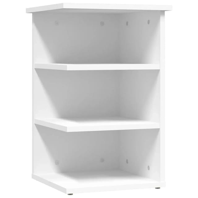 vidaXL Beistellregal Weiß 35x35x55 cm Holzwerkstoff 806274