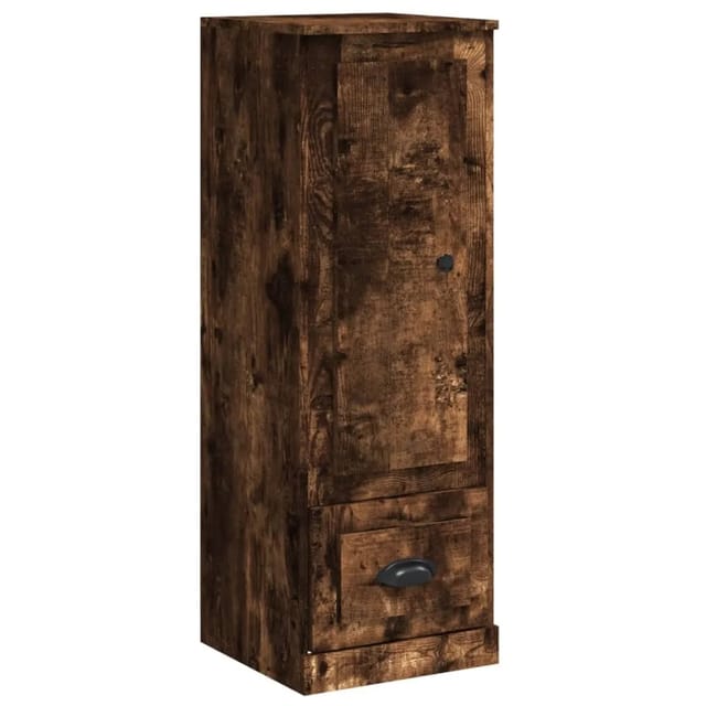 vidaXL Highboard Räuchereiche 36x35,5x103,5 cm Holzwerkstoff 816309