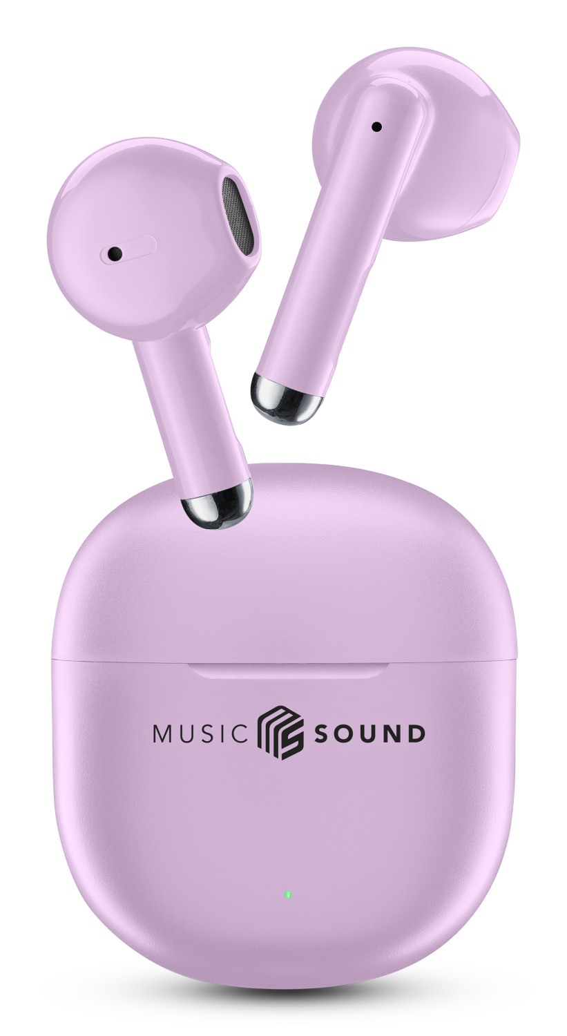 Music Sound 8018080491177 Kopfhörer Kabellos Im Ohr Anrufe/musik Bluetooth Pink