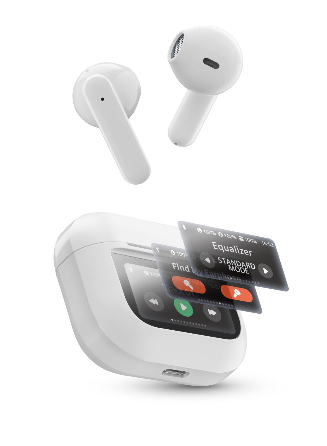 Music Sound 8018080491771 Kopfhörer Kabellos Im Ohr Anrufe/musik Bluetooth Weiß