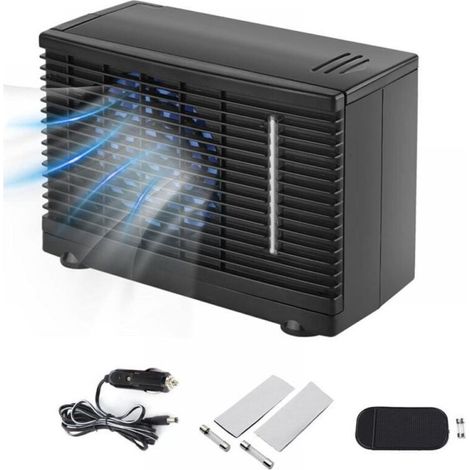 12-v-autoklimaanlage – Mini-verdunstungsluftkühler Mit 2 Einstellbaren Geschwindigkeiten – Für Beengte Platzverhältnisse, Einfache Installation