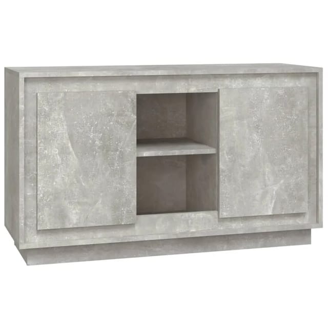 vidaXL Sideboard Betongrau 102x35x60 cm Holzwerkstoff 831881