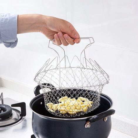 Pommes-frites-korb Aus Edelstahl 304 – Küchenutensilien