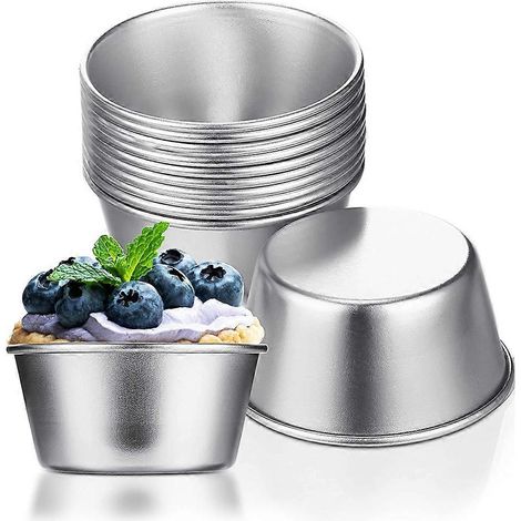 Einzelne Puddingformen, Mini-schokoladenformen, Antihaftbeschichtete Cupcake-förmchen, 12 Stück