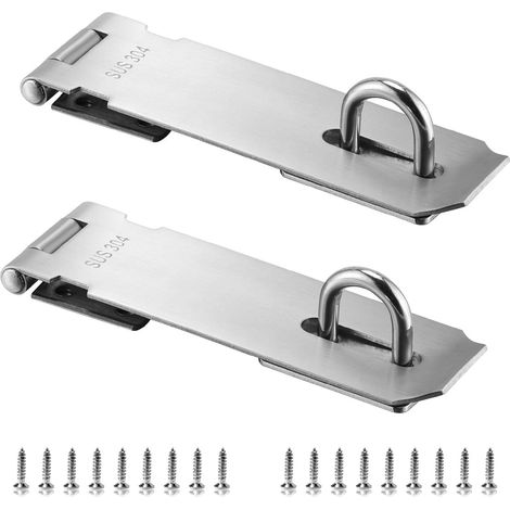Set Mit 2 Türriegeln Aus Edelstahl, 12,7 Cm (5 Zoll), Dicke Türriegel Mit Schrauben