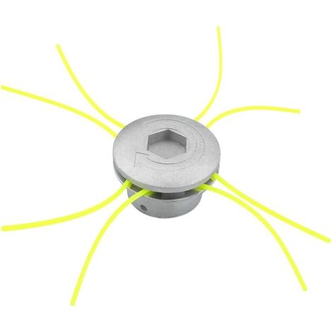 4-faden-trimmerkopf Aus Aluminium – Kompatibel Mit Universaltrimmern – Schnelle Und Einfache Installation – Lange Lebensdauer