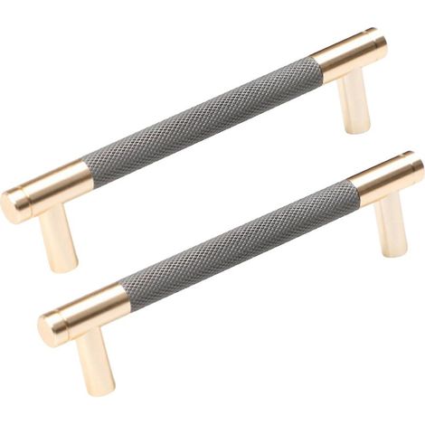Massive Aluminium-schubladengriffe Für Möbel (2er-set), T-förmig. Möbelbeschläge.