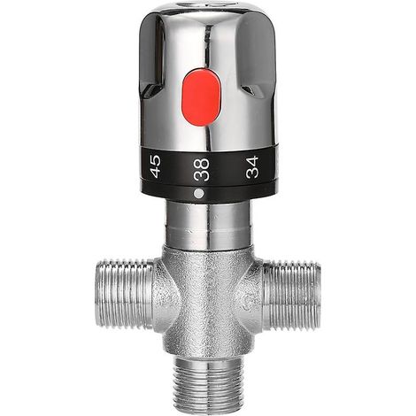 Verstellbarer Thermostatischer Mischbatterie Für Badezimmer, Aus Messing.