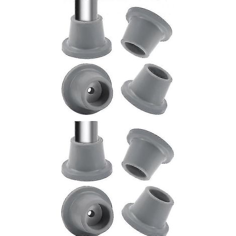 Robuste Gummifüße Als Ersatz Für Duschstühle, Badewannensitze Und Duschhocker Rutschfest 8er-set