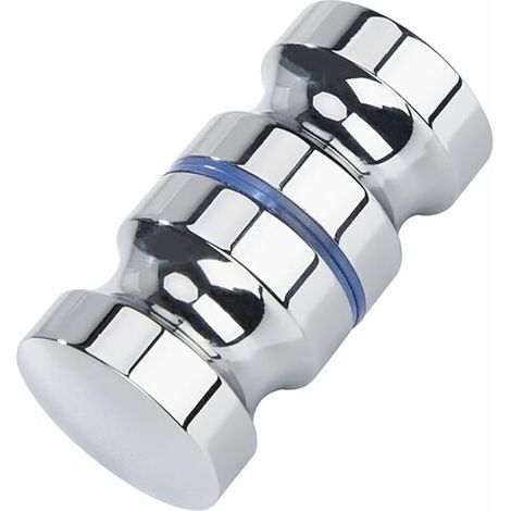 Griff Aus Glänzend Silberfarbener Aluminiumlegierung, 3030 Mm, Beschläge B1000, Durchgehender Einlochgriff