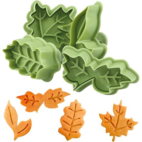 Ausstechformen In Ahornblattform, Ausstechformen Für Kekse, Kuchendekorationen, Keksstempel Für Frühling Und Herbst.