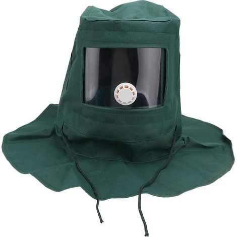 Sandstrahlhaube, Staubschutzmaske Für Industrielle Lackierarbeiten, Leichte Vollgesichtsmaske
