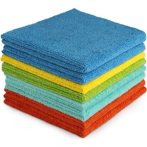 Mikrofasertücher – 8er-pack, Mehrzweck-reinigungstücher, Weiche Und Saugfähige Küchenreinigungstücher