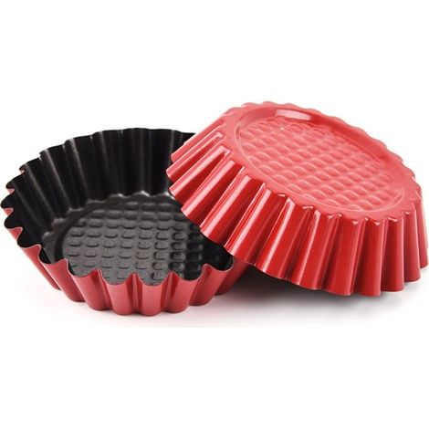 95 Mm Antihaftbeschichtete Edelstahl-tarte-, Quiche- Oder Flanform (1 Stück)