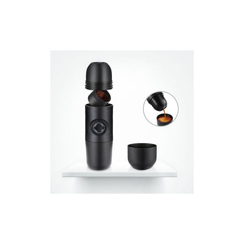 Tragbare 70-ml-handkaffeemaschine – Espresso Ohne Strom – Kompakt Für Wandern Und Camping – Kolben Für Optimale Extraktion