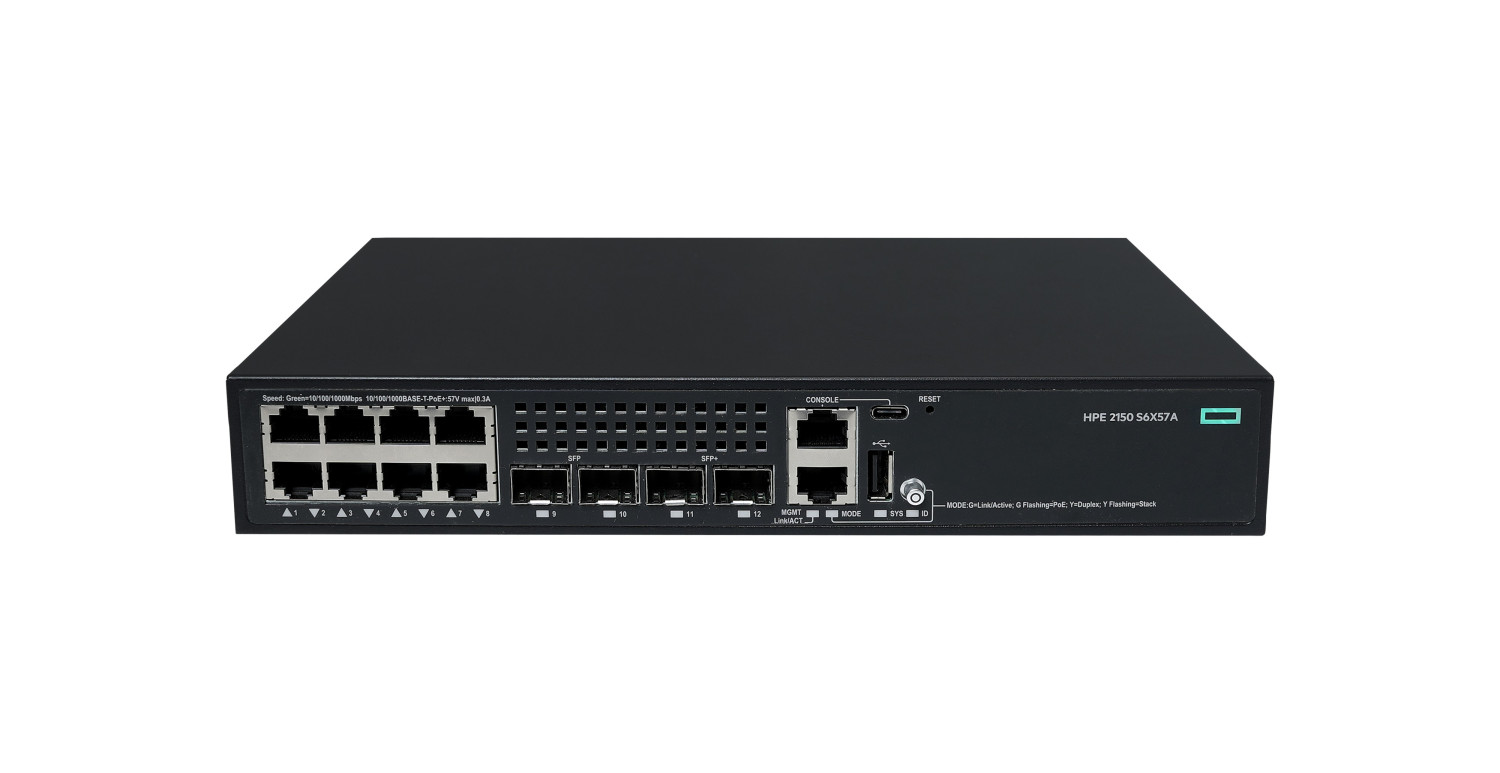 Hpe Networking Cw 2150 8p 10m/100m/1g Poe+ 2p Sfp 1g 2p Sfp+ 1g/10g 125w Switch