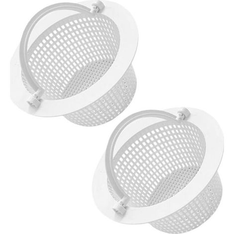 16 Cm Poolskimmerkorb, Kompatibel Mit Standardskimmern, Optimale Durchflussrate Dank 23-mm-löchern, Griff Zum Einfachen Entnehmen