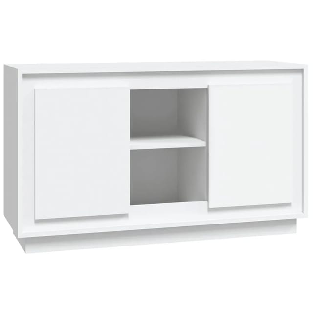 vidaXL Sideboard Weiß 102x35x60 cm Holzwerkstoff 831877