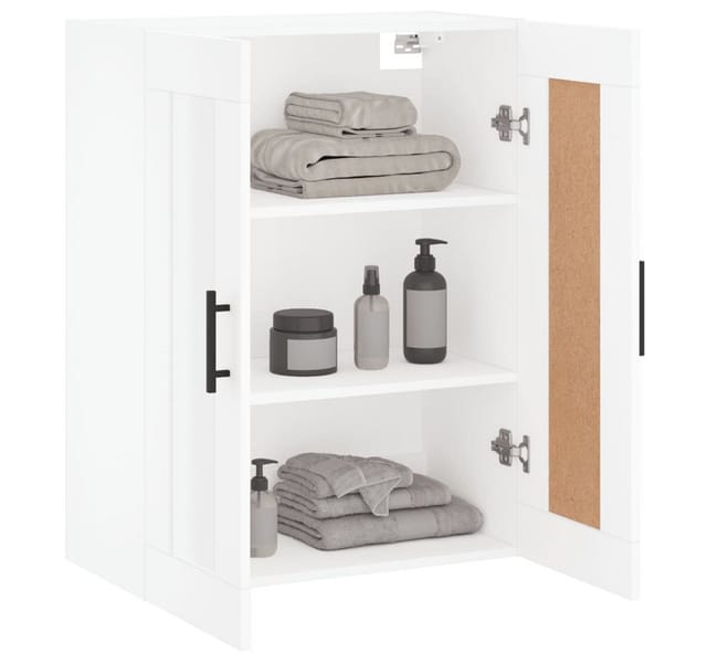 vidaXL Wandschrank Weiß 69,5x34x90 cm Holzwerkstoff 830404