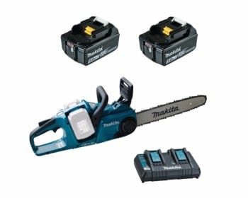 Makita DUC353PT2 2x 5Ah Akku + 2-fach Ladegerät