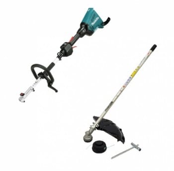 Makita DUX60ZM4 2x18V mit Sensenaufsatz EM404MP