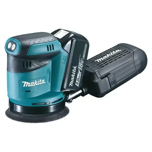 Makita DBO180RTJ 2x 5Ah Akku + Ladegerät