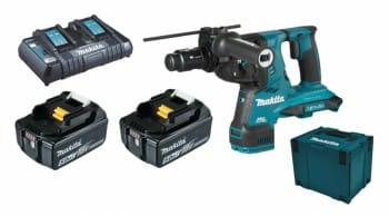 Makita DHR281RTJ 2x BL1850B 5Ah Akku + DC18RD