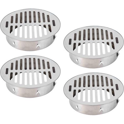 Set Mit 4 Runden 160-mm-bodenablaufrosten