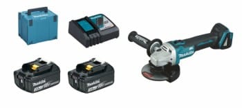 Makita DGA504RFJ 2x 3Ah Akku + Ladegerät