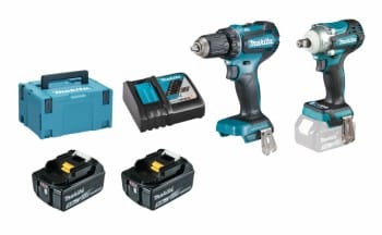 Makita DLX2452TJ DDF485 + DTW300 + 2x 5Ah Akku