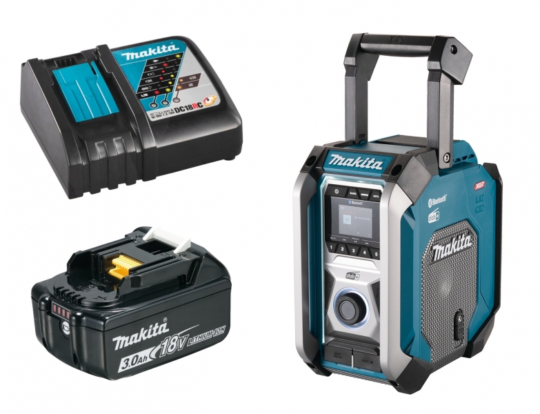 Makita MR007GZ + 1x 18V 3Ah BL1830 Akku + DC18RC Bild 2