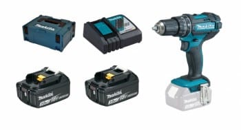 Makita DHP482RFJ 2x 3Ah Akku + Ladegerät