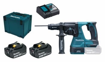 Makita DHR243RFJ 2x 3Ah Akku + Ladegerät
