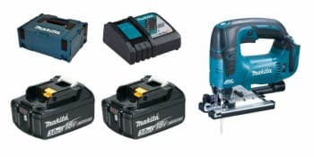 Makita DJV182RFJ 2x 3Ah Akku + Ladegerät