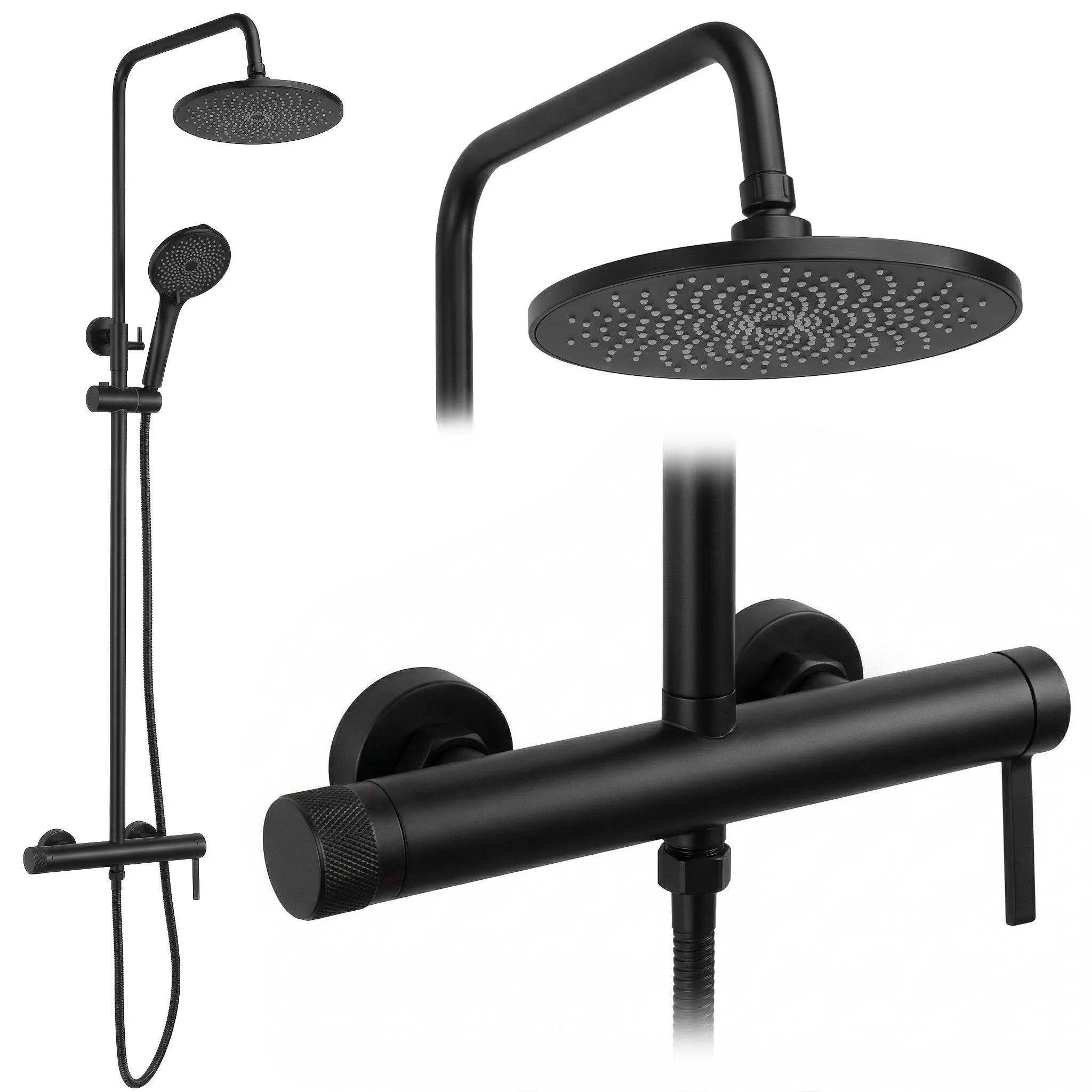 Duschset Rea Rivo Js-7028b Black