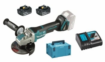 Makita DGA520RFJ 2x 3Ah Akku + Ladegerät