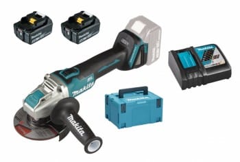 Makita DGA521RTJ 2x 5Ah Akku + Ladegerät