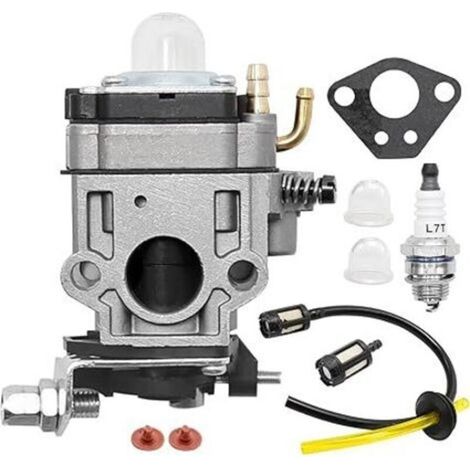 Vergaser Für 52-cm³-, 49-cm³- Und 43-cm³-motoren Von Freischneidern. Vergaser-set Mit Dichtungsschlauch, Zündkerze Und Kraftstofffilter.