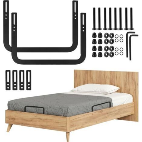 Matratzenstopper, Matratzenkeil Für Massivholzbetten, Lattenroste, Tatami-betten, Schwebende Betten Und Boxspringbetten, Verstellbare, Rutschfeste Matratzenstützstange, Matratzenhalter Aus Metall, 2 S