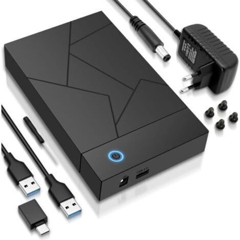 Usb 3.0 Festplatten-dockingstation Für 2,5- Und 3,5-zoll-hdds/ssds, Externes 3,5-zoll-festplattengehäuse Mit Uasp, Hdd-dockingstation, Sata-usb-adapter, Festplattengehäuse Für Windows