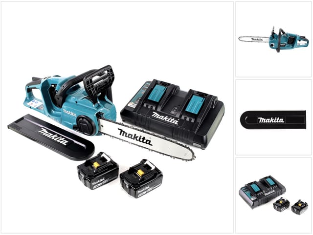 Makita DUC353PF2 2x 3Ah Akku + 2-fach Ladegerät