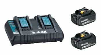 Makita Power Source-Kit 18V 3Ah 2x BL1830B + DC18RD