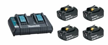 Makita Power Source-Kit 18V 3Ah 4x BL1830B + DC18RD