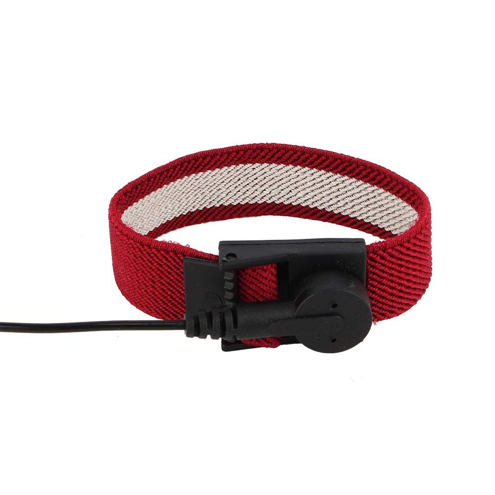 Verstellbares Antistatisches Armband – Erdungsarmband – Krokodilklemme – Schutz Vor Statischer Aufladung