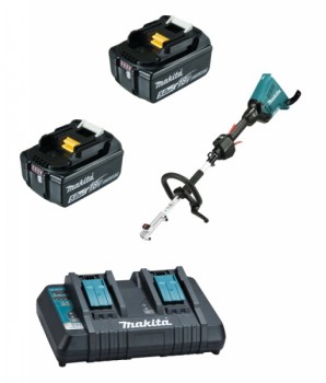 Makita DUX60PT2 2x 5Ah Akku + 2-fach Ladegerät