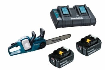Makita DUC353PG2 2x 6Ah Akku + 2-fach Ladegerät