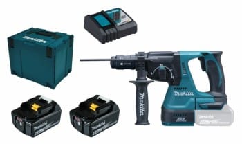 Makita DHR243RGJ 2x 6Ah Akku + Ladegerät